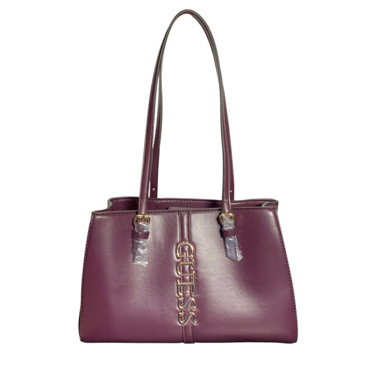 Bolsa Guess al Hombro  – Elegancia en Tono Vino