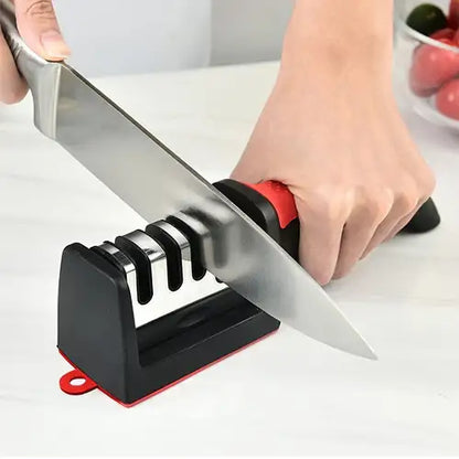 Afilador de cuchillos multifuncional de mano para el hogar