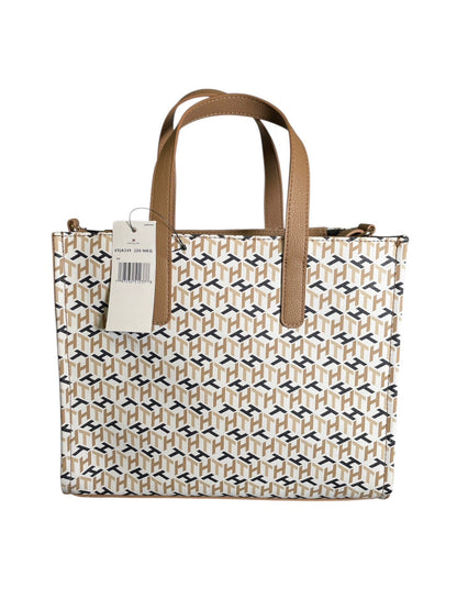 Bolsa Tote Tommy Hilfiger Beige con Monograma