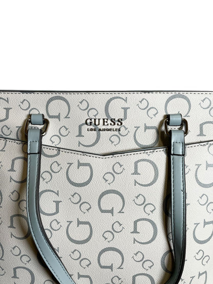 Bolsa Tote GUESS Azul Claro con Monograma