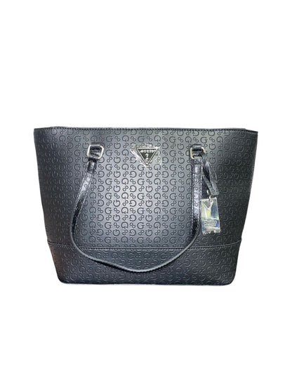 Bolsa Tote Guess Negra Monograma G – Elegancia Atemporal