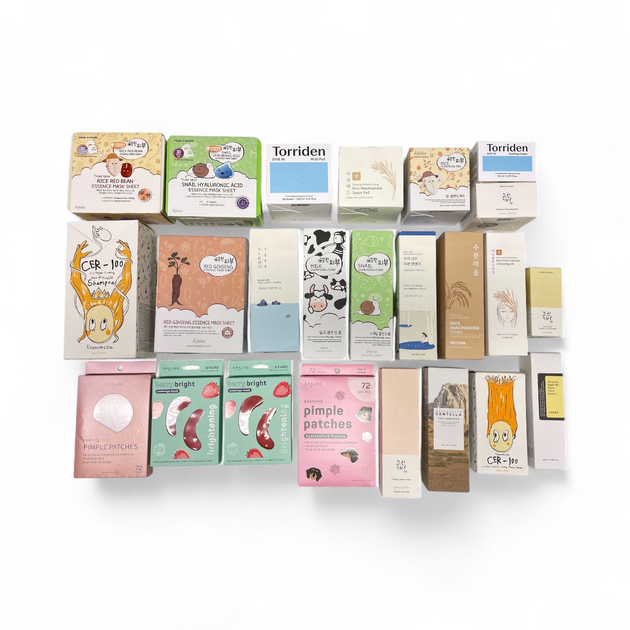 Lote Skincare Coreano Viral – Fórmulas Limpias y Caducidad +3 Años | Ideal para Reventa