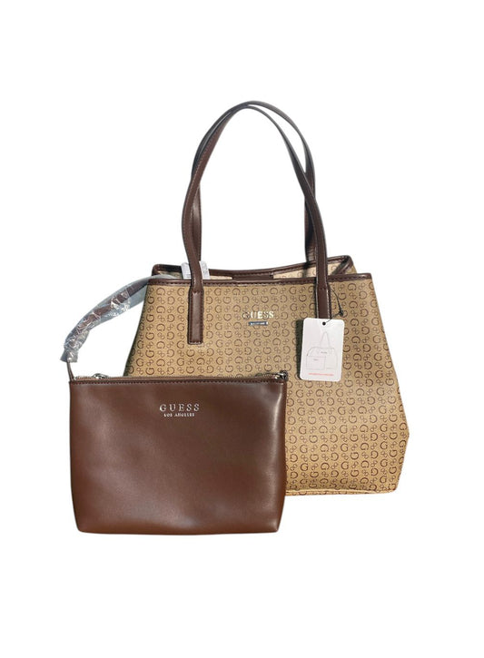 Set Guess 2 en 1: Bolso Tote + Muñequera Chocolate