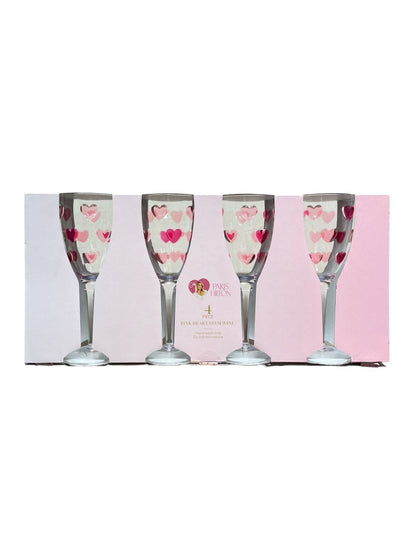 Copas con corazones estilo Paris Hilton – Elegantes y duraderas