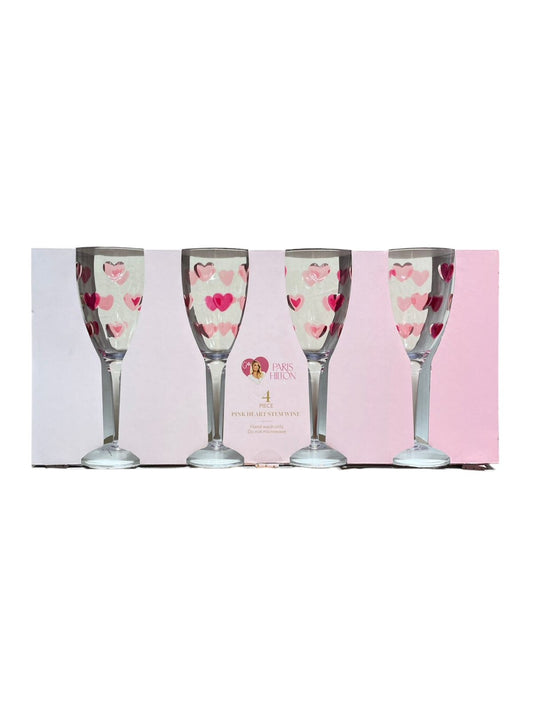 Copas con corazones estilo Paris Hilton – Elegantes y duraderas