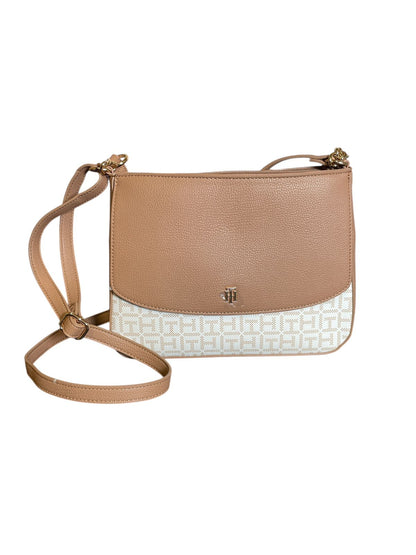 Bolso Shoulder Tommy Hilfiger Monogram Beige & Camel