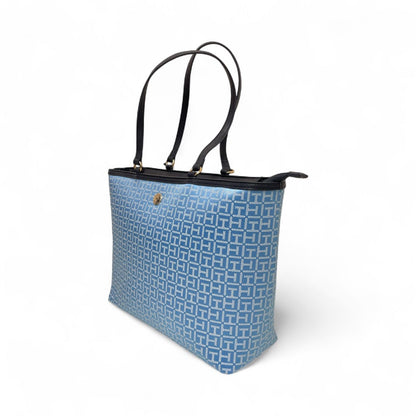Bolsa Tote Tommy Hilfiger Azul Monogram