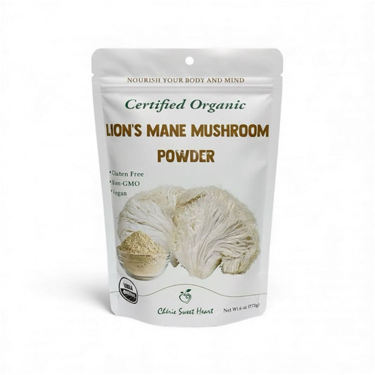 Mushroom Powder 170 g|Orgánico, vegano|Memoria y enfoque natural