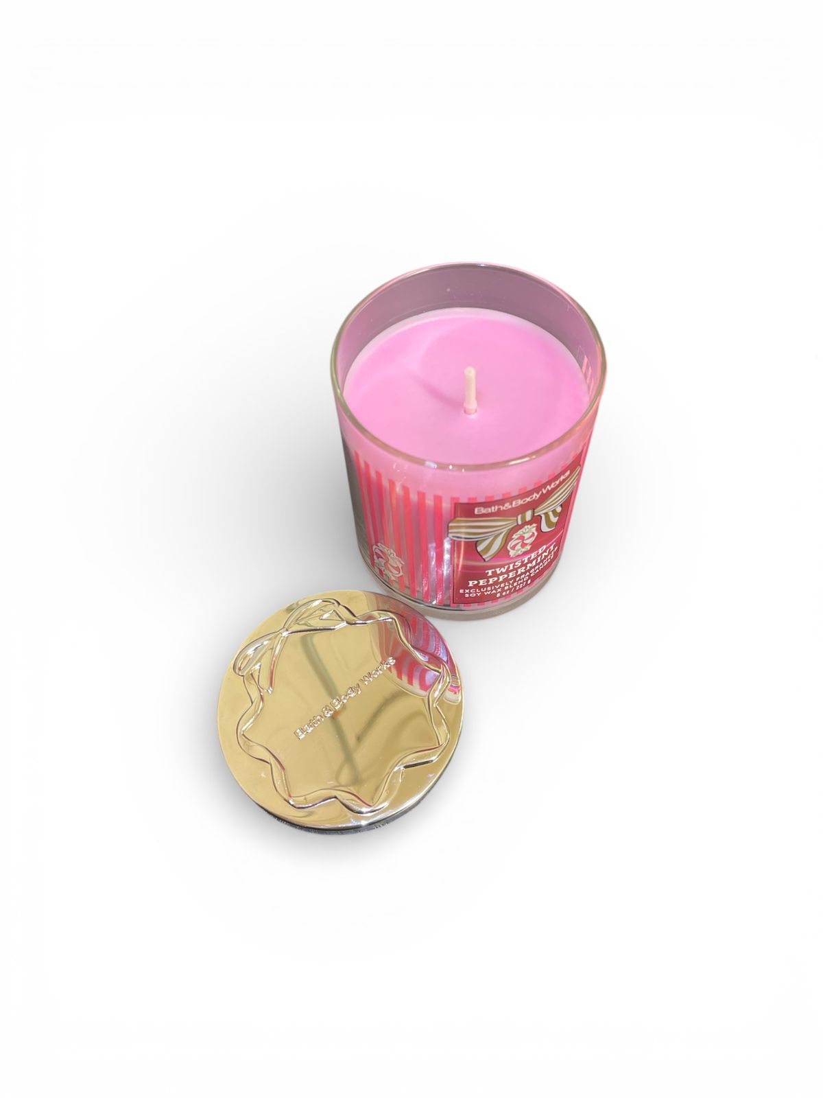 Vela Aromática Twisted Peppermint - Bath & Body Works: