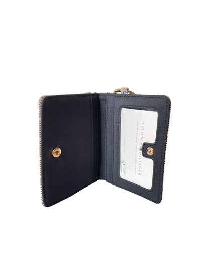 Tarjetero Tommy Hilfiger Beige con Anillo Dorado