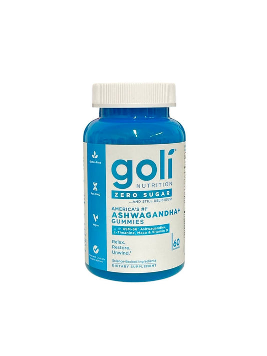 Gomitas Goli Ashwagandha+ Sin Azúcar | 60 piezas
