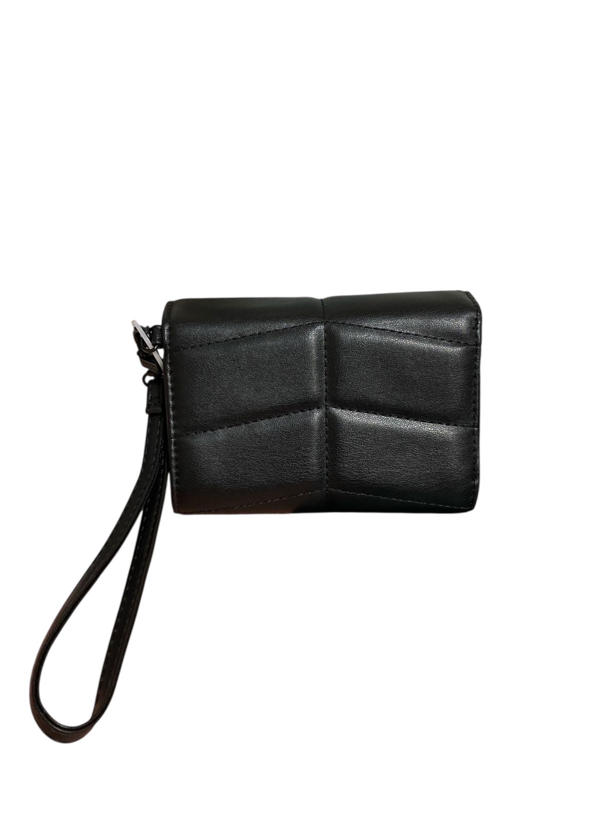 Cartera Steve Madden Negra con Wristlet – Compacta y Moderna