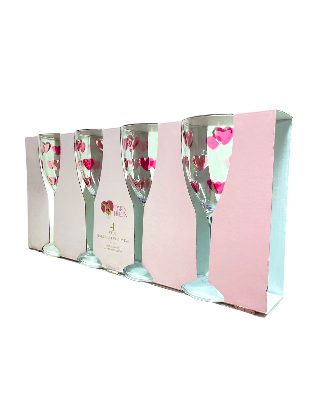 Copas con corazones estilo Paris Hilton – Elegantes y duraderas