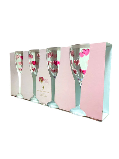 Copas con corazones estilo Paris Hilton – Elegantes y duraderas
