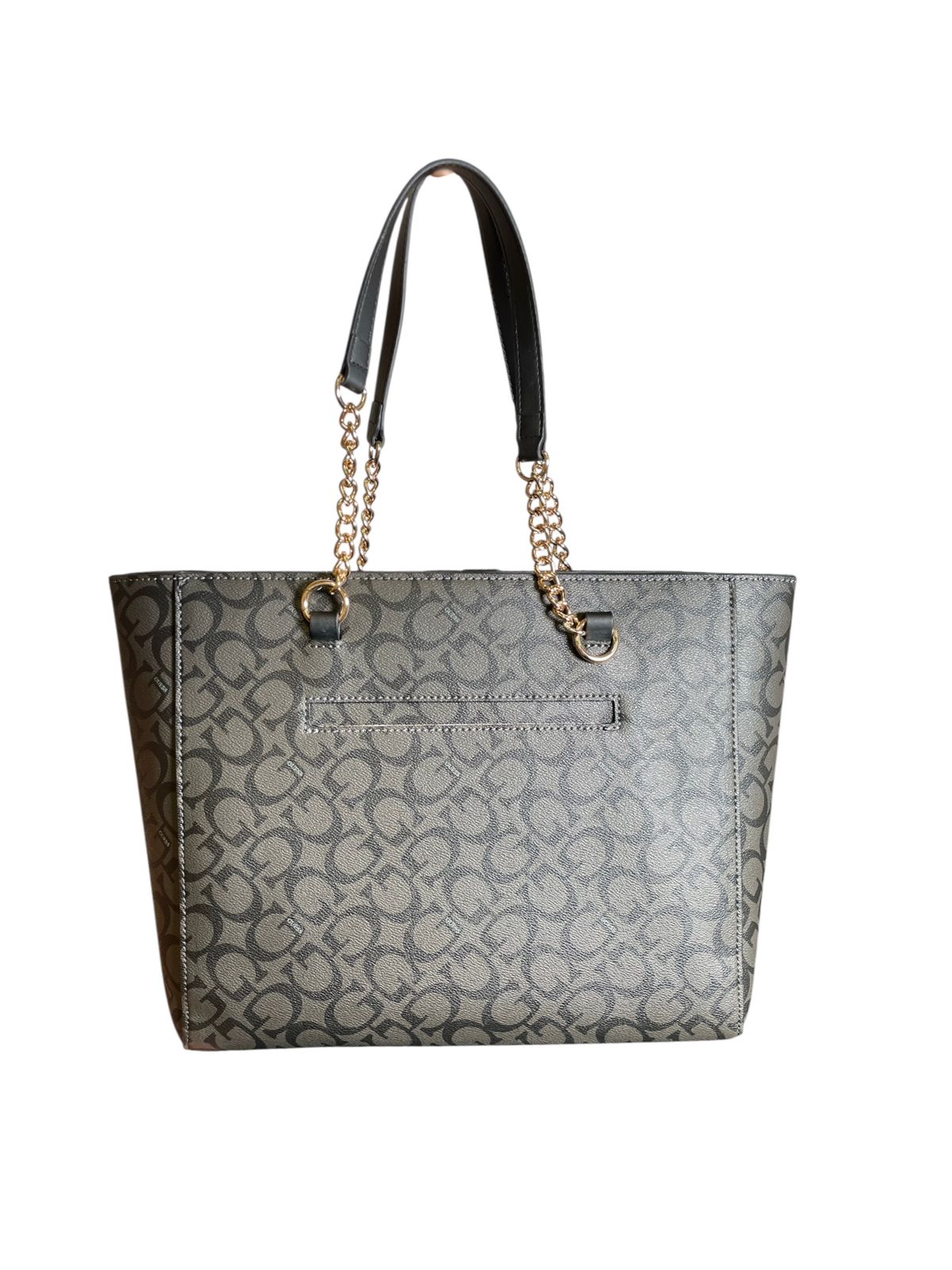 Bolsa Tote GUESS Monograma Negra