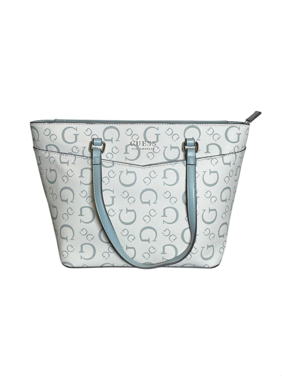Bolsa Tote GUESS Azul Claro con Monograma